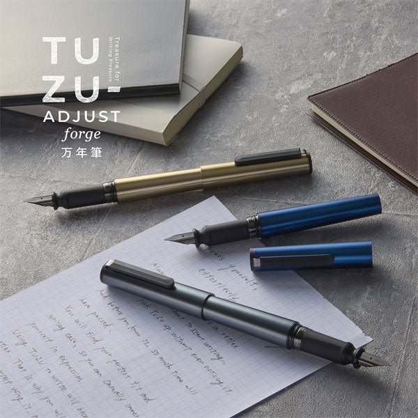 TUZU ADJUST forge 万年筆 [全3色/字幅3種類] コンバーター内蔵 専用箱