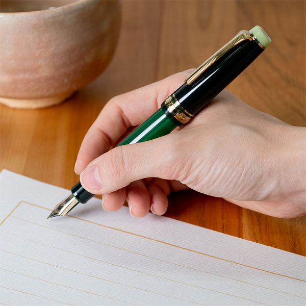 M☆出品　10/18 数量限定】 世界のティータイム 万年筆 茶の湯 抹茶 [MF/M