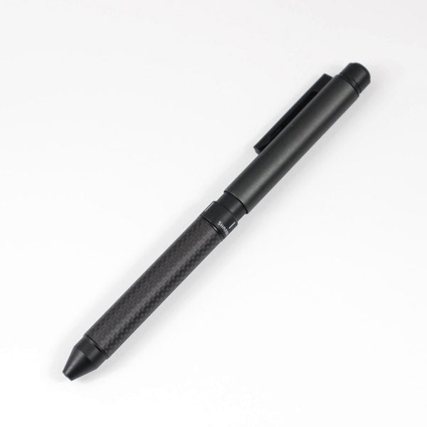 【 名入れ無料キャンペーン】 数量限定!ゼブラ シャーボX CB8 オールブラック カーボンタイプ 多機能 <リフィル付き(2色エマルジョン0.5黒/赤+シャープ0.5)> ZEBRA ボールペン SB23