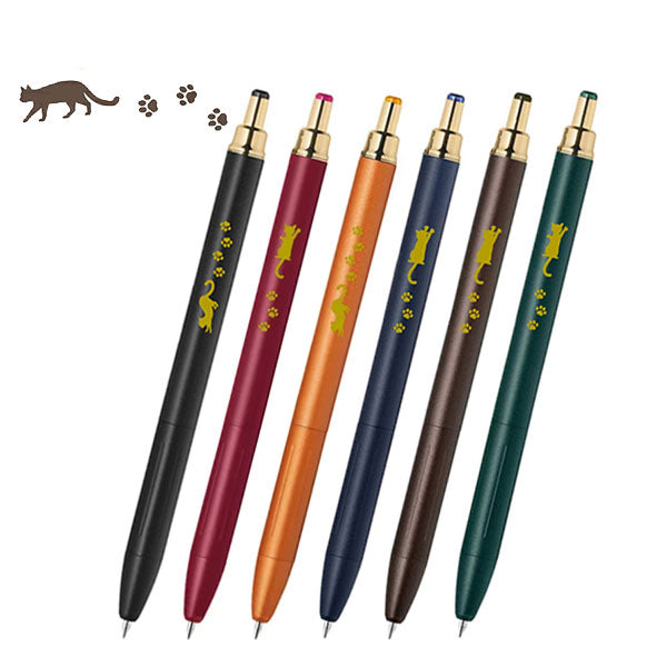 飛ぶ猫さま専用/ APG-55S 改造品/サステナーなし120サイズ 限定】サラサグランド のんびり猫柄 [全6色] 0.5mm ゼブラ P-JJ57-NKHI
