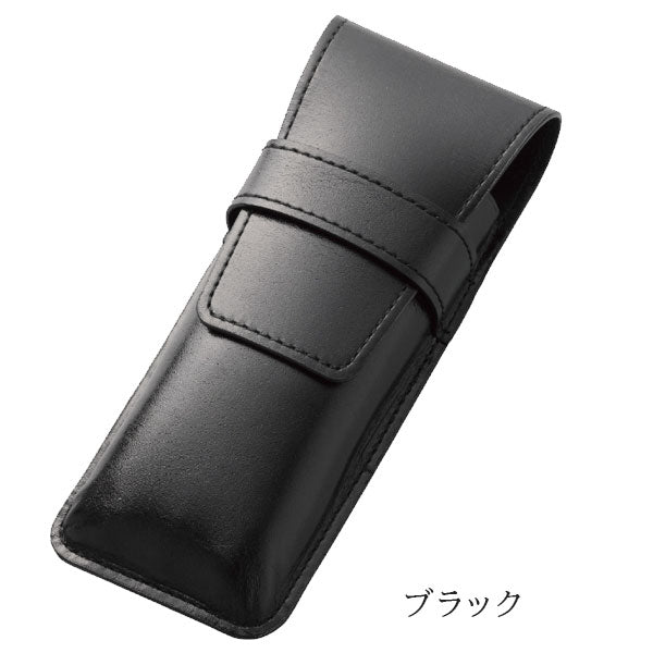 シース 3本差<太軸用>ブラック 革製 パイロット LSF02-500-B