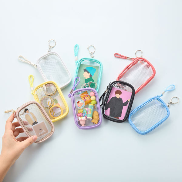 ダヒョン　ダブリー　DAVELY イヤホンポーチ　キーケース　アクスタ TWICE ダヒョン ダブリー アクリルスタンドポーチ - メルカリ