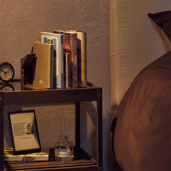 限定色 1冊でも倒れないブックスタンド ブラウン リヒトラブ《LIHIT LAB》 A-3575-9