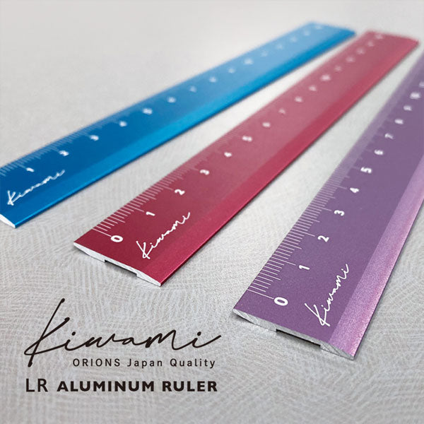 Kiwami LR左右利き手対応アルミ定規 15cm [全3色] 共栄プラスチック