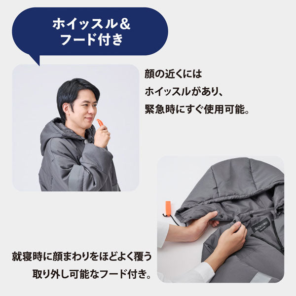 着る毛布&エアーマット KOKOBOシリーズ キングジム BFT-003-DG【送料無料*】