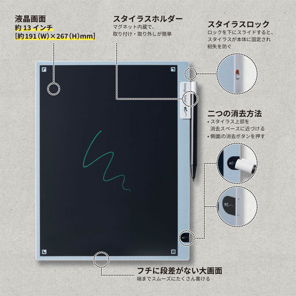 電子メモパッド ブギーボード キングジム BB-19【送料無料*】