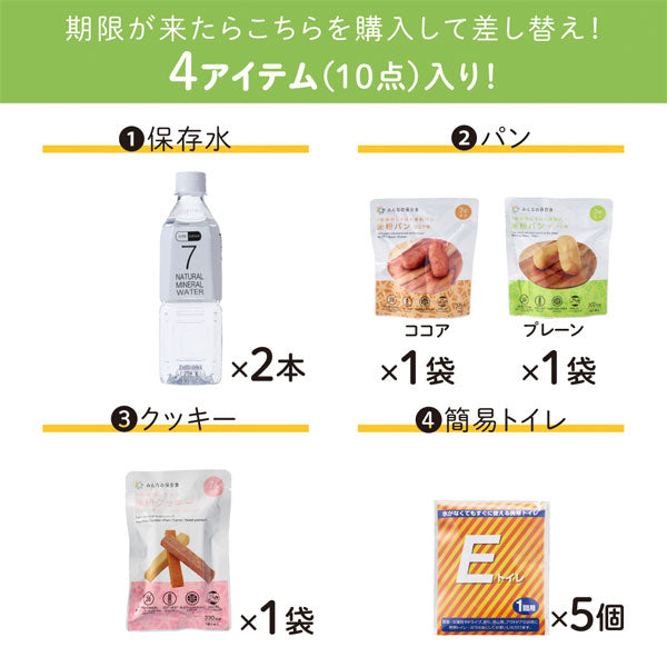 災害対策セット 《差し替え式 災害対策セット(待機~帰宅)》 キングジム STKS-100 【送料無料*】