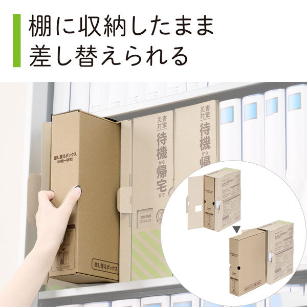 災害対策セット 《差し替え式 災害対策セット(待機~帰宅)》 キングジム STKS-100 【送料無料*】