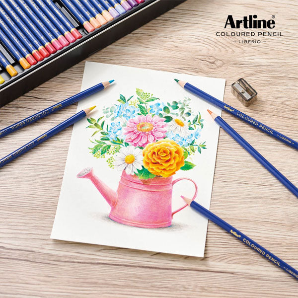 Artline 色鉛筆 LIBERIO《リベリオ》 シヤチハタ KCPL-60C/H、100C/H 【送料無料*】