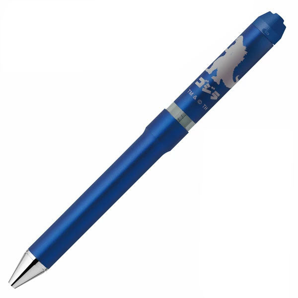 【限定】ゼブラ シャーボNu ゴジラ デザイン 回転式 多機能ペン ボール径0.5/0.7mm 専用化粧箱付き 3機能(2色エマルジョン芯黒/赤+シャープ0.5mm) ゼブラ SB35-GZ24/SBS35-GZ24