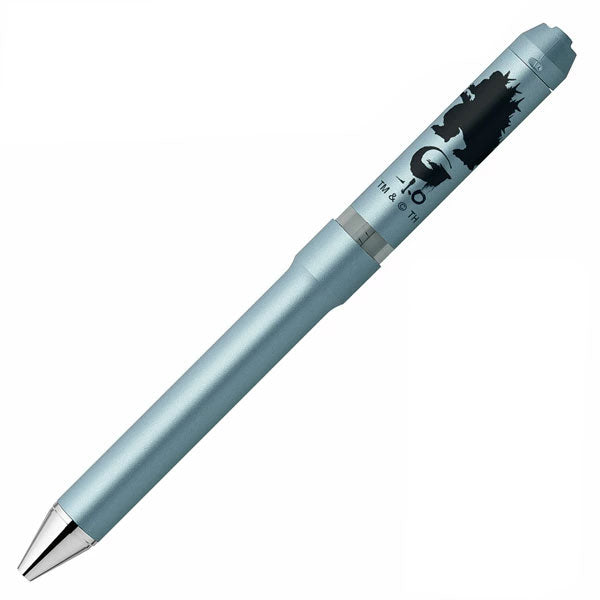 【限定】ゼブラ シャーボNu ゴジラ デザイン 回転式 多機能ペン ボール径0.5/0.7mm 専用化粧箱付き 3機能(2色エマルジョン芯黒/赤+シャープ0.5mm) ゼブラ SB35-GZ24/SBS35-GZ24