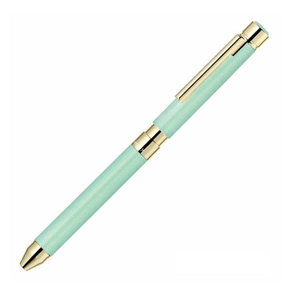 限定セット シャーボX SL6 レザー調 ゴールドメッキタイプ <リフィルセット:シャープ0.5mm、ジェルJSB 0.5mm芯(ブラック/カーマインレッド)> 複合ペン ゼブラ SB36【送料無料*】