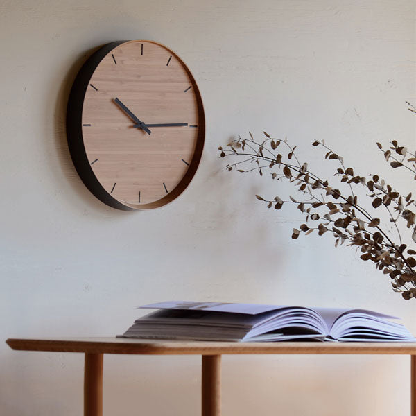 WALL CLOCK ウォールクロック 時計 [墨色] TEORI(テオリ) P-WC【送料