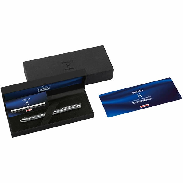 【初代シャーボ復刻!!数量限定】 シャーボX ゼブラ SB41 TF12 複合ペン 【送料無料※】 リフィル付き 専用化粧箱 ヘアライン加工 メッキ加工 黒染め加工