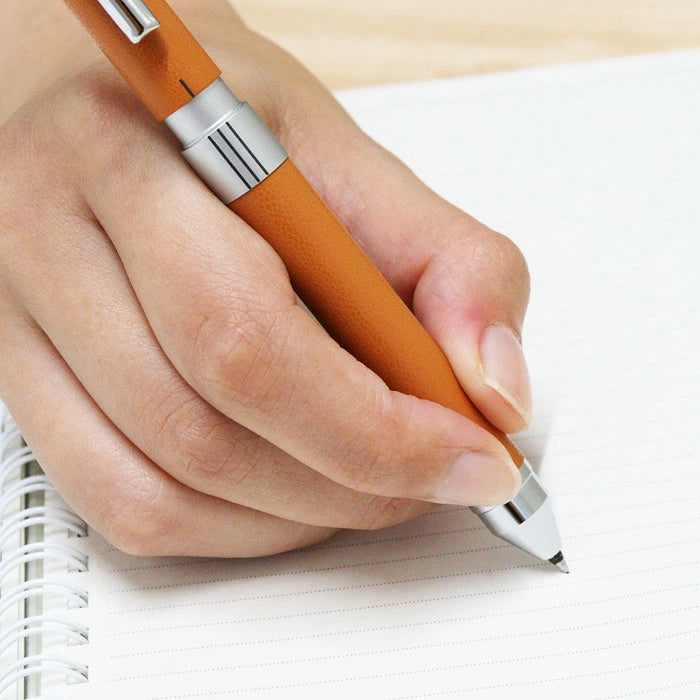 【 名入れ無料キャンペーン】ゼブラ シャーボX 革調(レザー) CL5 複合ペン シャーボ ボールペン SB15-L <替え芯付き> ze_2511