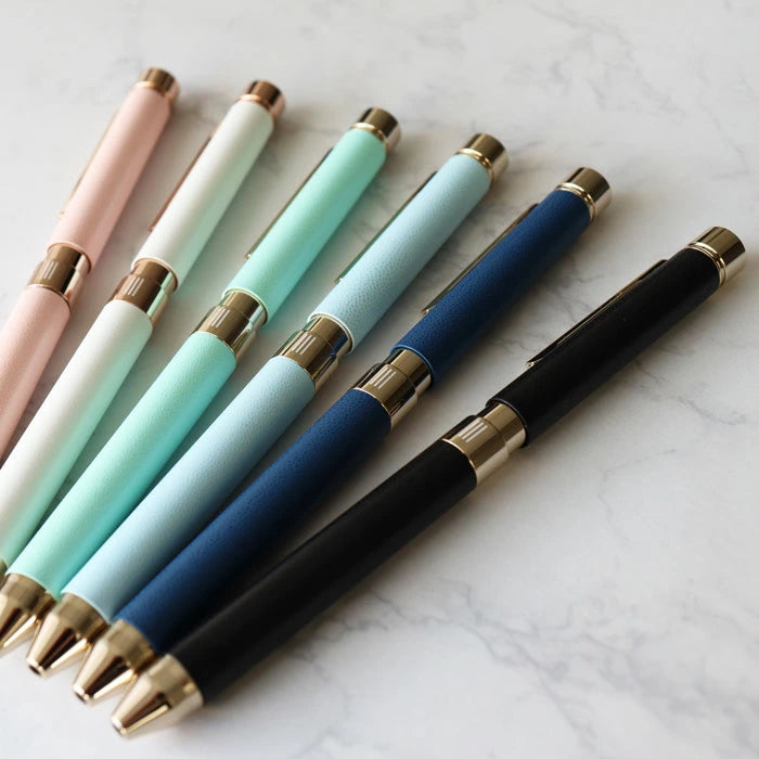 限定セット シャーボX SL6 レザー調 ゴールドメッキタイプ <リフィルセット:シャープ0.5mm、ジェルJSB 0.5mm芯(ブラック/カーマインレッド)> 複合ペン ゼブラ SB36【送料無料*】