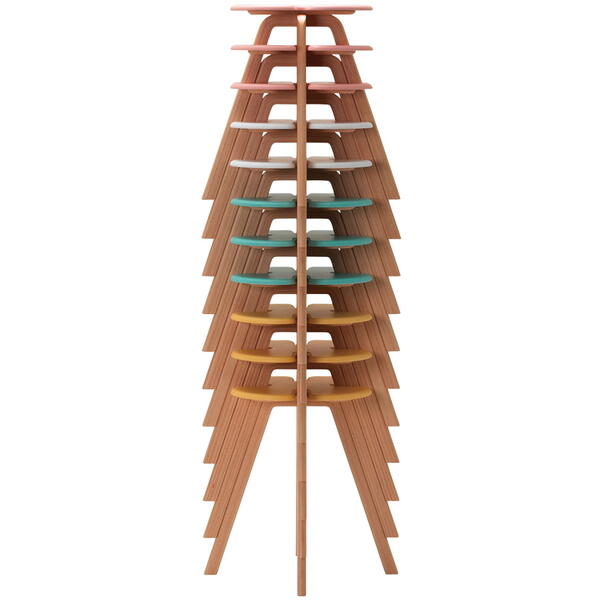 《正規取扱店》クローバースツール  天童木工 T-3219MD【送料無料*】