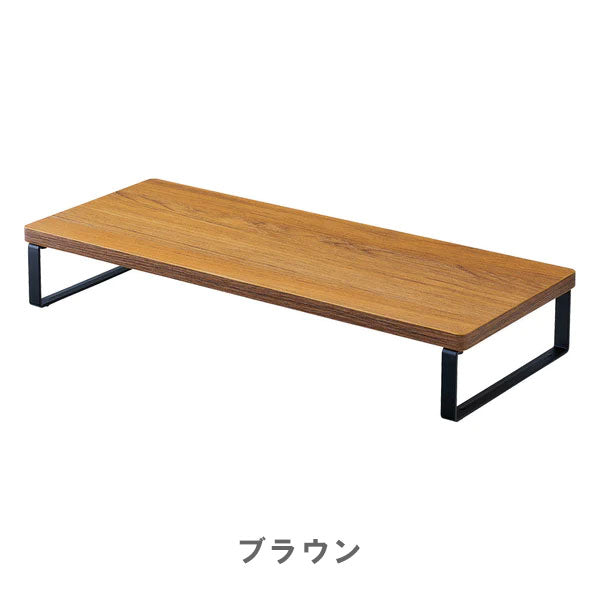 MDF机上台 スリム 500×200 ロータイプ [全2色] LIHITLAB.(リヒトラブ) A-8002