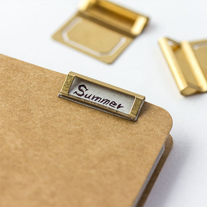TRAVELER’S COMPANY／BRASS PRODUCTS TRCブラス インデックス クリップ デザインフィル 43210 [M便 1/20]