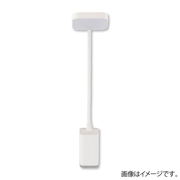 USB充電式 LEDデスクライト [ホワイト] ナカバヤシ 60-UA-LED016W
