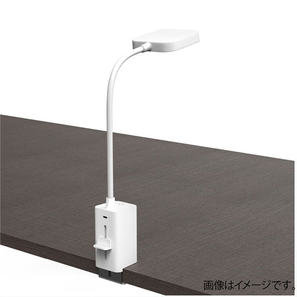 USB充電式 LEDデスクライト [ホワイト] ナカバヤシ 60-UA-LED016W