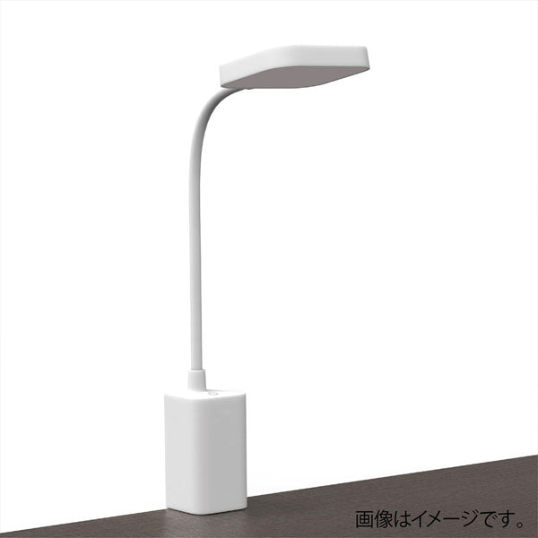 USB充電式 LEDデスクライト [ホワイト] ナカバヤシ 60-UA-LED016W