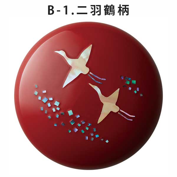 高岡漆器 螺鈿仕上 鯱旗印肉 [全4柄] シヤチハタ MNUK-50