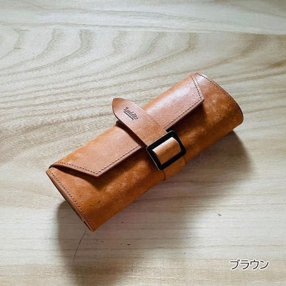 (10/10園田 新色追加！)ロールペンケース［全4色］MAYAレザー ラダイト《Luddite》LDKM-RPN【送料無料*】