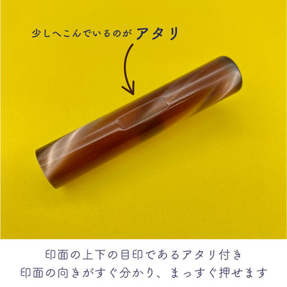 個人用印鑑 ファンタスティック [全10色] 【12mm 印鑑のみ】 【ネコポス便送料無料】