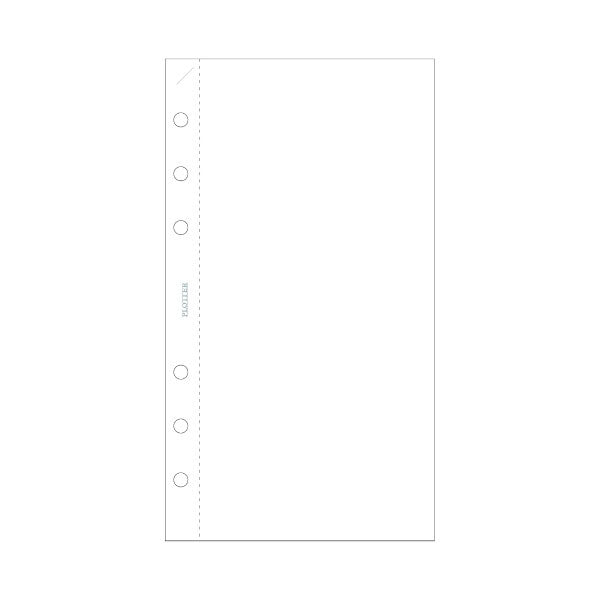 007 リフィルメモパッド ドローイングペーパー 30枚《バイブルサイズ》 PLOTTER 　777-164-31 ［M便 1/2］【取寄せ品】