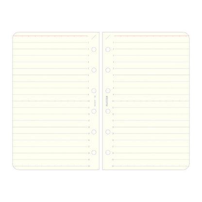 005 リフィルメモパッド 6mm罫線 80枚《ミニサイズ》 PLOTTER 777-164-25 ［M便 1/3］【取寄せ品】