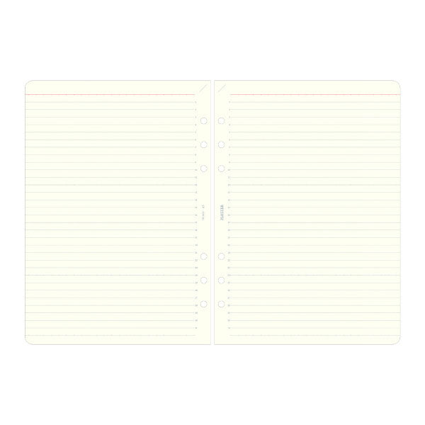005 リフィルメモパッド 6mm罫線 80枚《A5サイズ》 PLOTTER 777-164-22 ［M便 1/1］【取寄せ品】