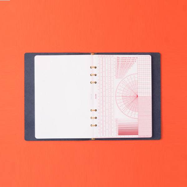 009 スケール下敷き《A5サイズ》リフィル PLOTTER 777-164-36［M便 1