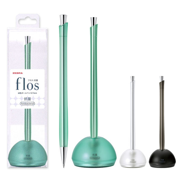 *1/14原田*フロス ≪flos≫ 0.7mm [全3色] デスクペン ゼブラ P-BA117