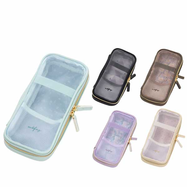 ノフェス ラウンドメッシュペンケース 《nofes》 [全5色] レイメイ藤井 NSF1221
