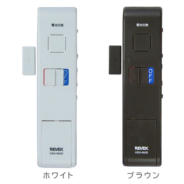 *1/21原田*ドア・窓チャイム ドアが開くとその場で鳴る [全2色] ナカバヤシ HSA-M4W/M4B
