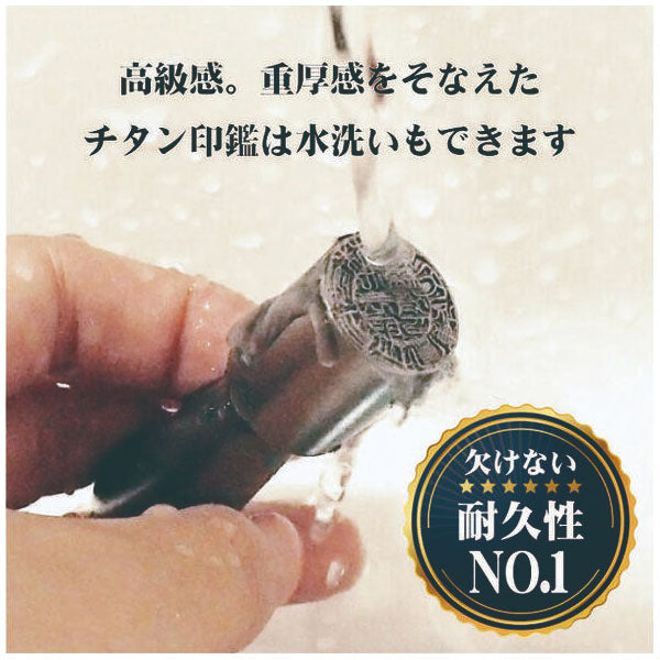 ★チタン印鑑キャンペーン開催中★スワロフスキー シルバーチタン印鑑 12mm 【送料無料】