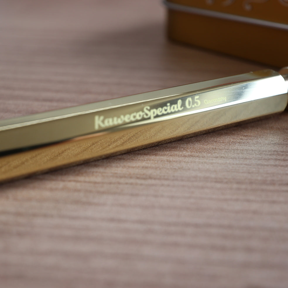 Kaweco《カヴェコ》シャープペンシル スペシャル 0.5mm ［ブラス］ペンケース付き カヴェコ PS-05**