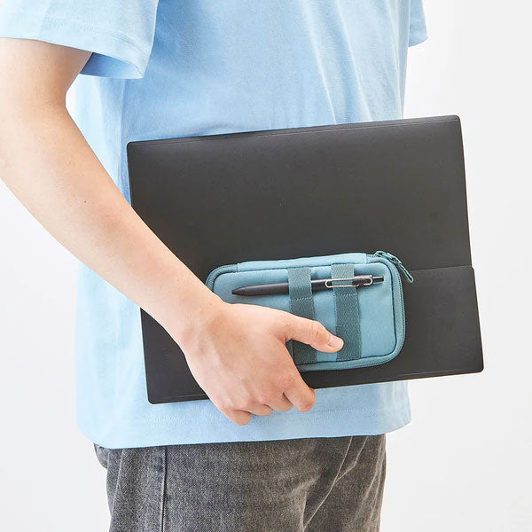 《LIHIT LAB.×SURFRIDER FOUNDATION》 コンパクトペンポーチ [全5色] ペンケース マルチポーチ リヒトラブ A-3200 [M便 1/1]