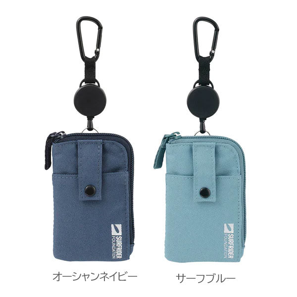 《LIHIT LAB.×SURFRIDER FOUNDATION》 パス＆キーケース [全5色] リヒトラブ A-3203 [M便 1/4]