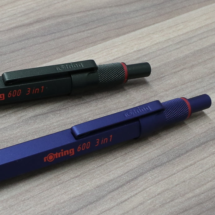 《ロットリング》rOtring 600　3 in 1 [シャープペン 0.5mm /ボールペンF ブラック・レッド］＜全２色＞ ロットリング 215936*［M便 1/30］