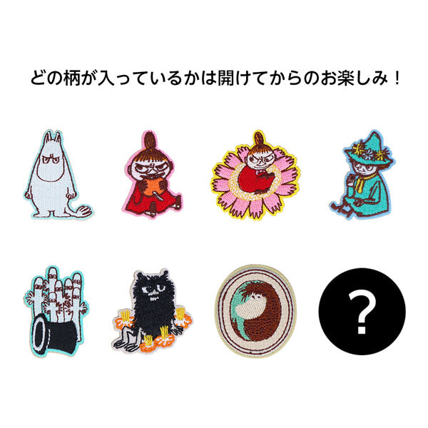限定 MOOMIN 80th 刺繍ピンバッジ [全8種] サンスター文具 S8349118 [M便 1/6]