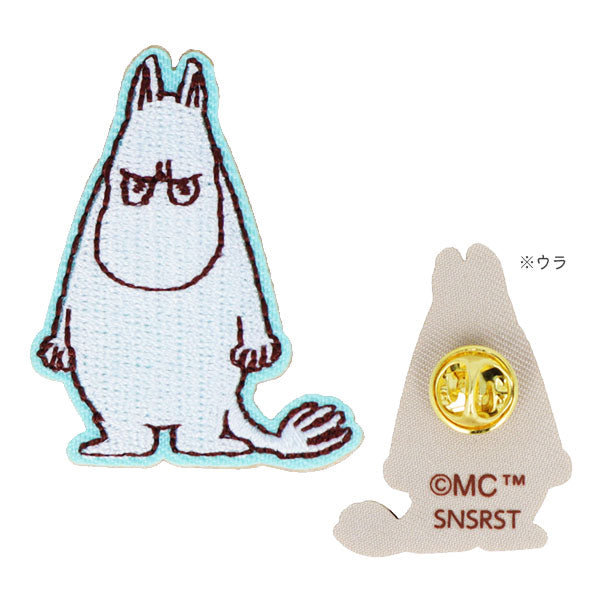 限定 MOOMIN 80th 刺繍ピンバッジ [全8種] サンスター文具 S8349118 [M便 1/6]