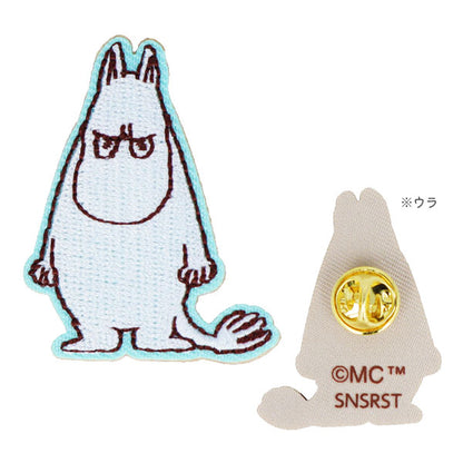 限定 MOOMIN 80th 刺繍ピンバッジ [全8種] サンスター文具 S8349118 [M便 1/6]