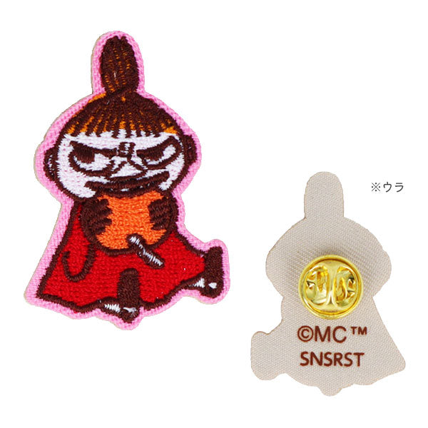 限定 MOOMIN 80th 刺繍ピンバッジ [全8種] サンスター文具 S8349118 [M便 1/6]