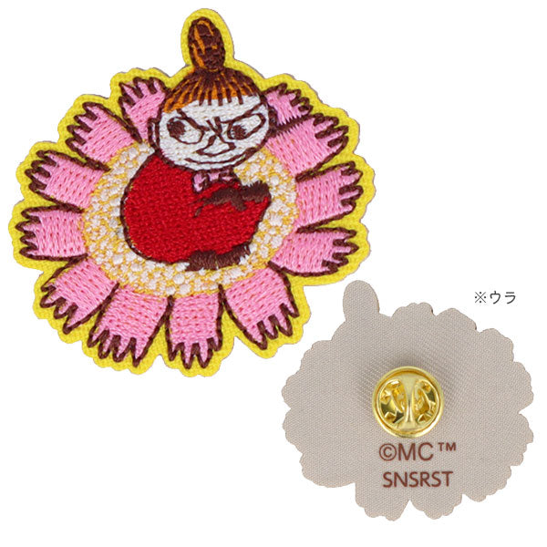 限定 MOOMIN 80th 刺繍ピンバッジ [全8種] サンスター文具 S8349118 [M便 1/6]