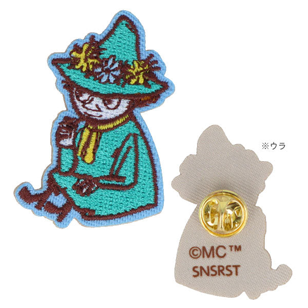 限定 MOOMIN 80th 刺繍ピンバッジ [全8種] サンスター文具 S8349118 [M便 1/6]