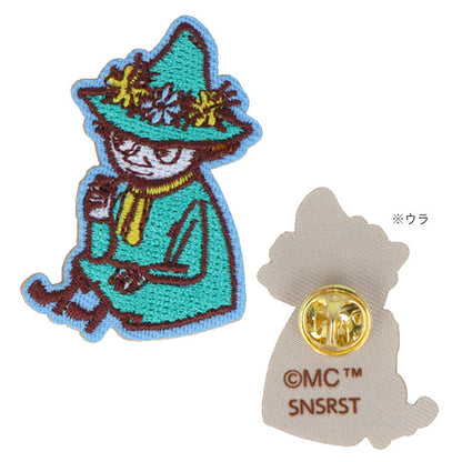 限定 MOOMIN 80th 刺繍ピンバッジ [全8種] サンスター文具 S8349118 [M便 1/6]
