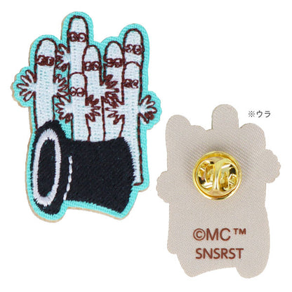 限定 MOOMIN 80th 刺繍ピンバッジ [全8種] サンスター文具 S8349118 [M便 1/6]