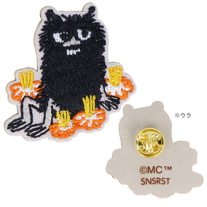 限定 MOOMIN 80th 刺繍ピンバッジ [全8種] サンスター文具 S8349118 [M便 1/6]